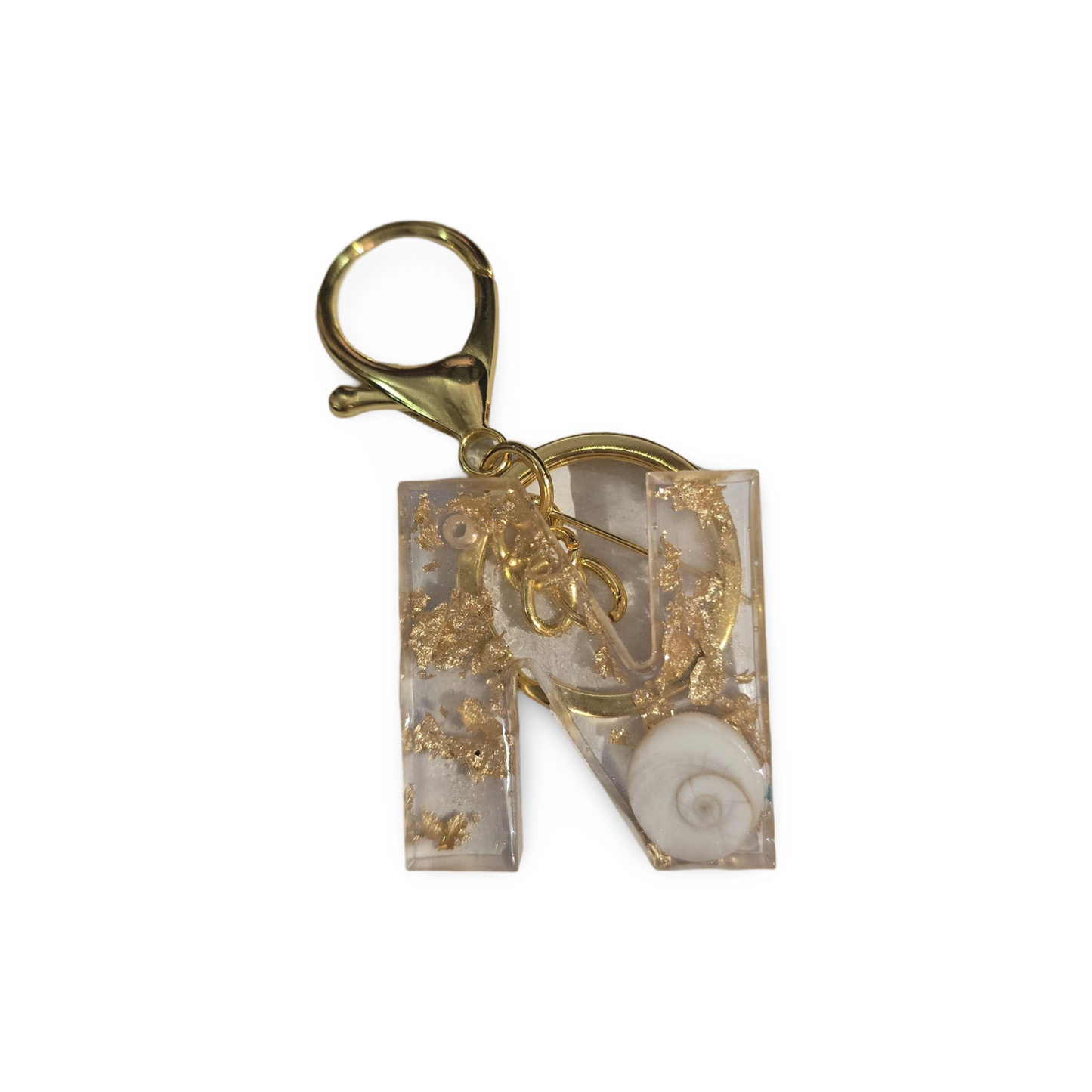 Alphabets Keychain- Resin Art